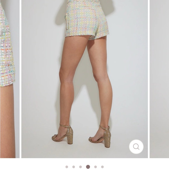 Rainbow Tweed Generation Love Diaz Shorts Sz 4 New With Tags - Picture 4 of 16